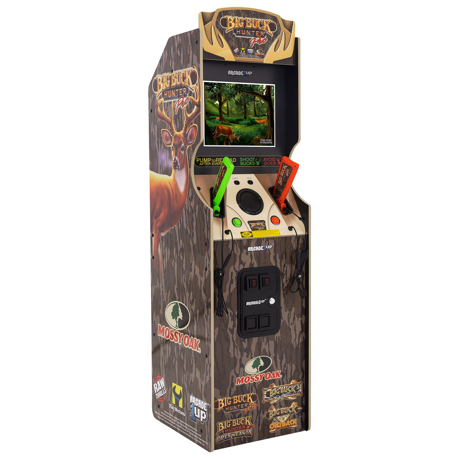 Borne d'arcade de luxe Big Buck Hunter Mossy Oak d'Arcade1Up