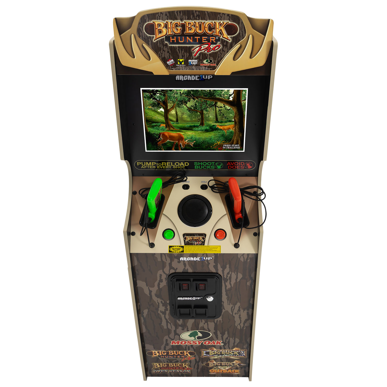 Borne d'arcade de luxe Big Buck Hunter Mossy Oak d'Arcade1Up