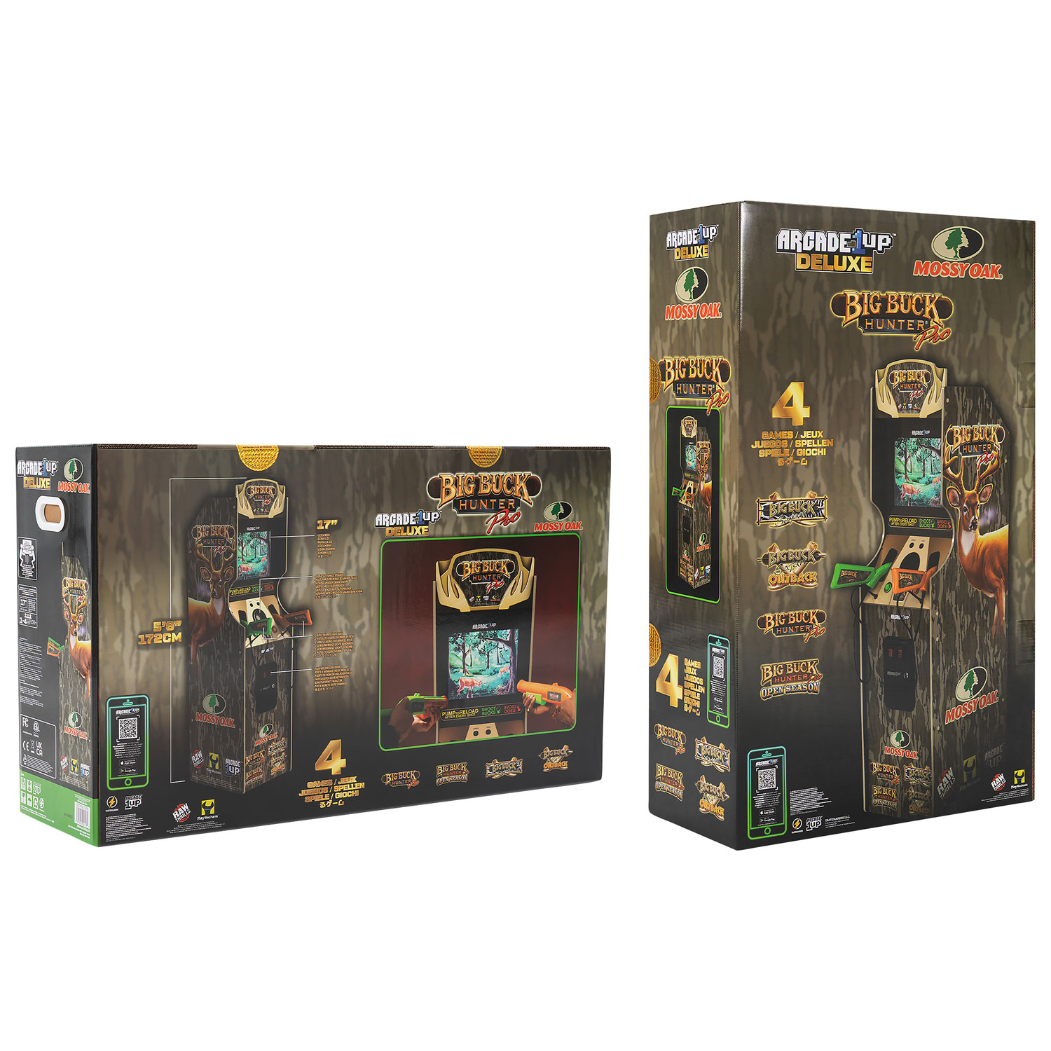 Borne d'arcade de luxe Big Buck Hunter Mossy Oak d'Arcade1Up