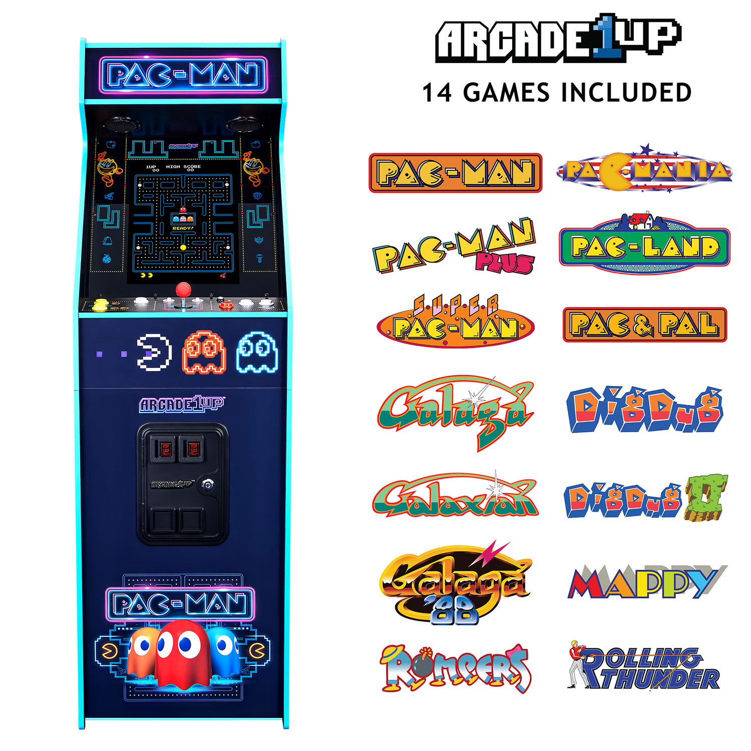 Arcade1Up PAC-MAN Deluxe Arcade Machine