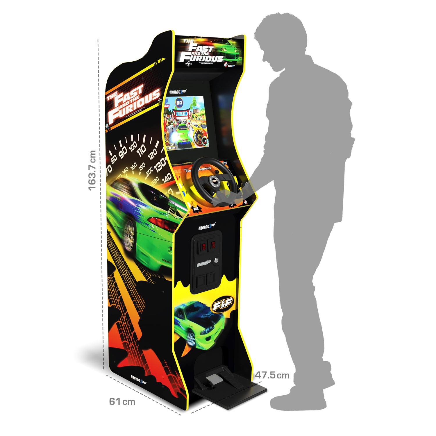Borne d'arcade de luxe The Fast & The Furious d'Arcade1Up