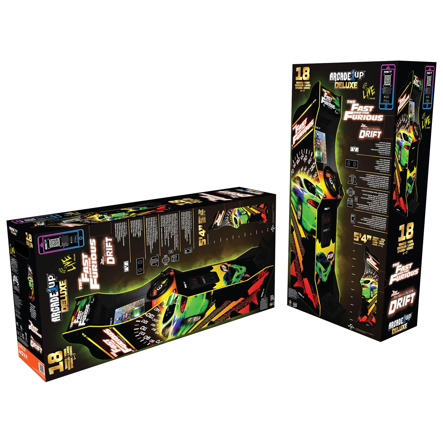 Borne d'arcade de luxe The Fast & The Furious d'Arcade1Up