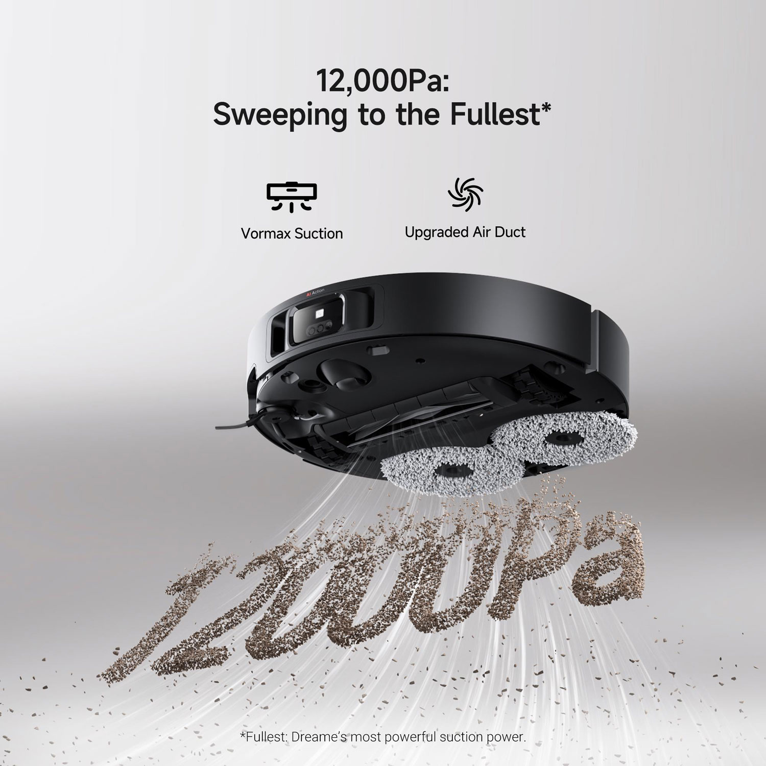 Aspirateur robot à vadrouille à vidange automatique X40 Ultra de Dreame - Noir