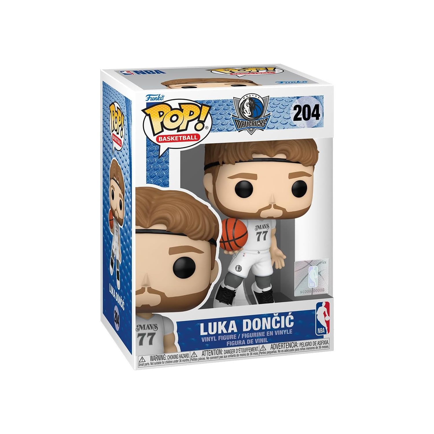 Pop Sports NBA Basketball 3.75 Inch Action Figure Mavericks - Luka Doncic #204