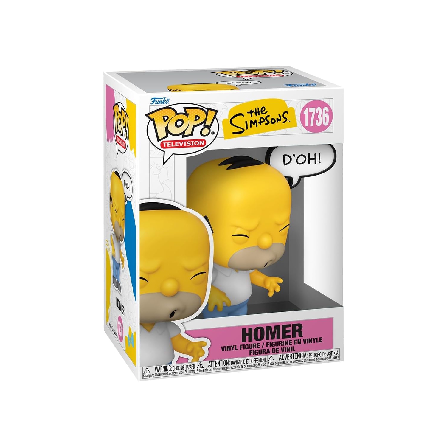 Pop Television The Simpsons 3.75 Inch Action Figure - Homer Simpson #1736