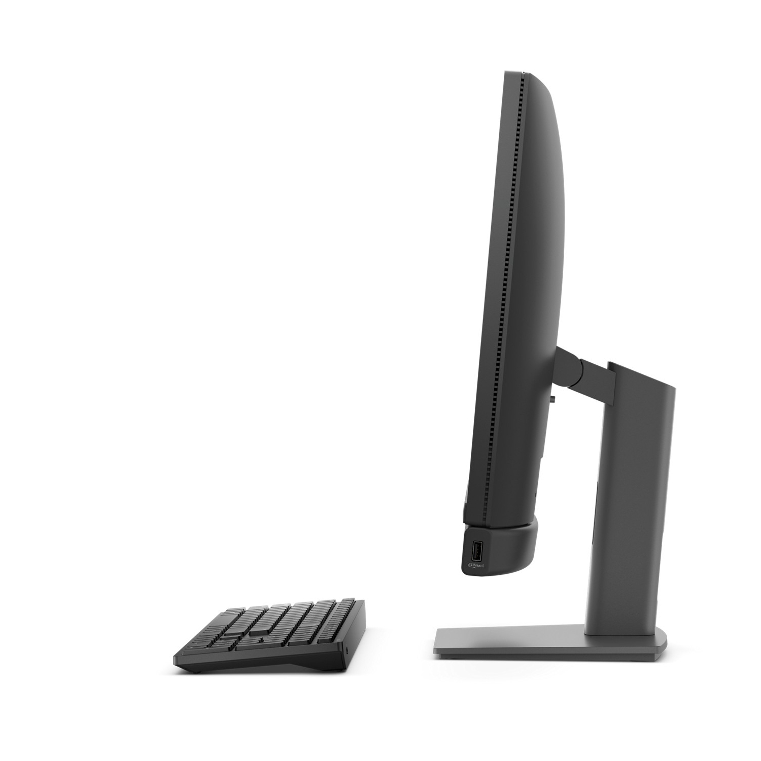 Dell Pro Qc24250 23.8" All-In-One PC with Intel® Core™ Ultra 5-245 Processor, 256GB SSD, 16 GB RAM, Intel® Graphics, Windows 11 Pro - Platinum Silver