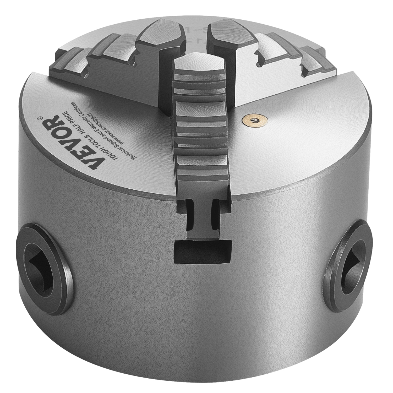 VEVOR 3 Inch 3-Jaw Lathe Chuck,Self-Centering Chuck,0.08-2.48in (2-63 mm) Clamping Range with T-key Fixing Screws Reversible Jaws,HT300