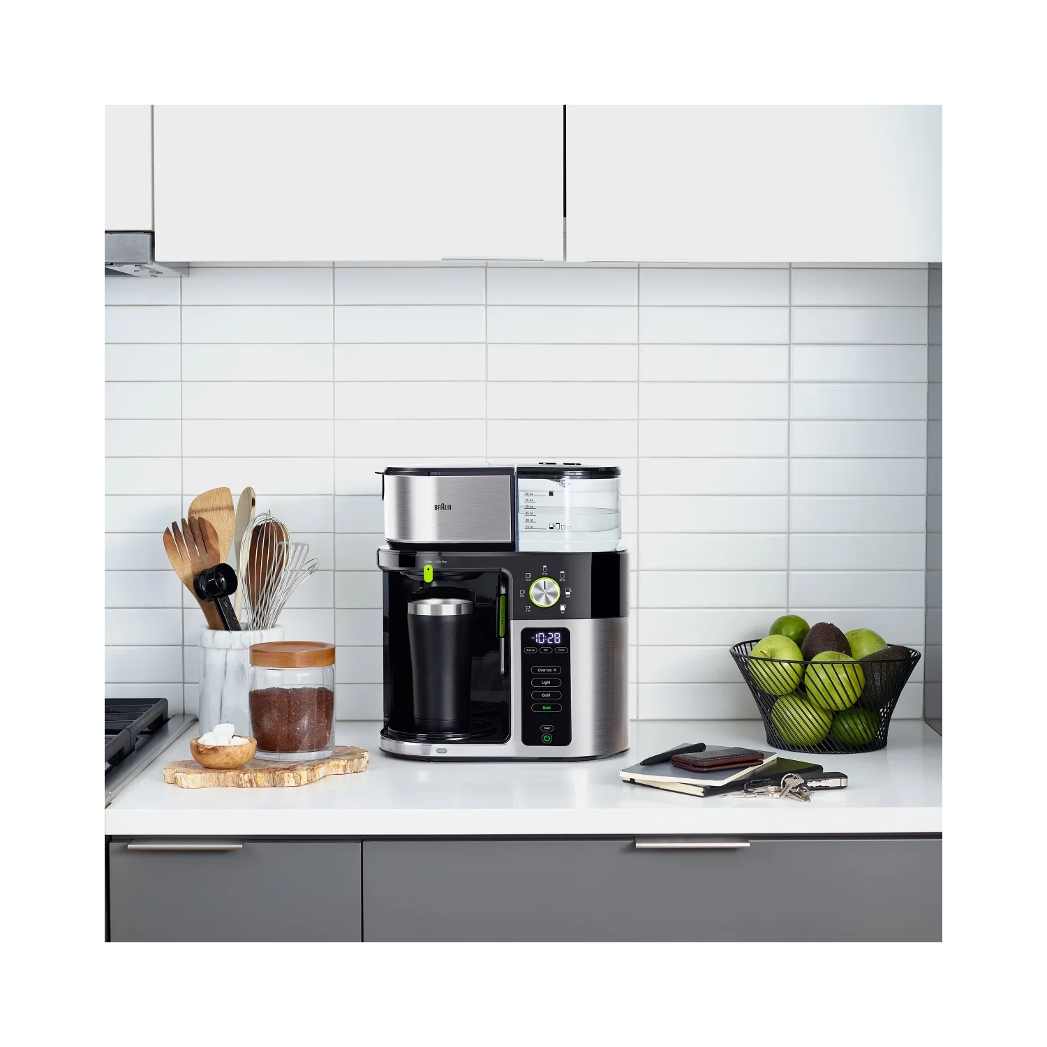 Braun MultiServe Coffee Maker with ExactBrew System, 10-cups