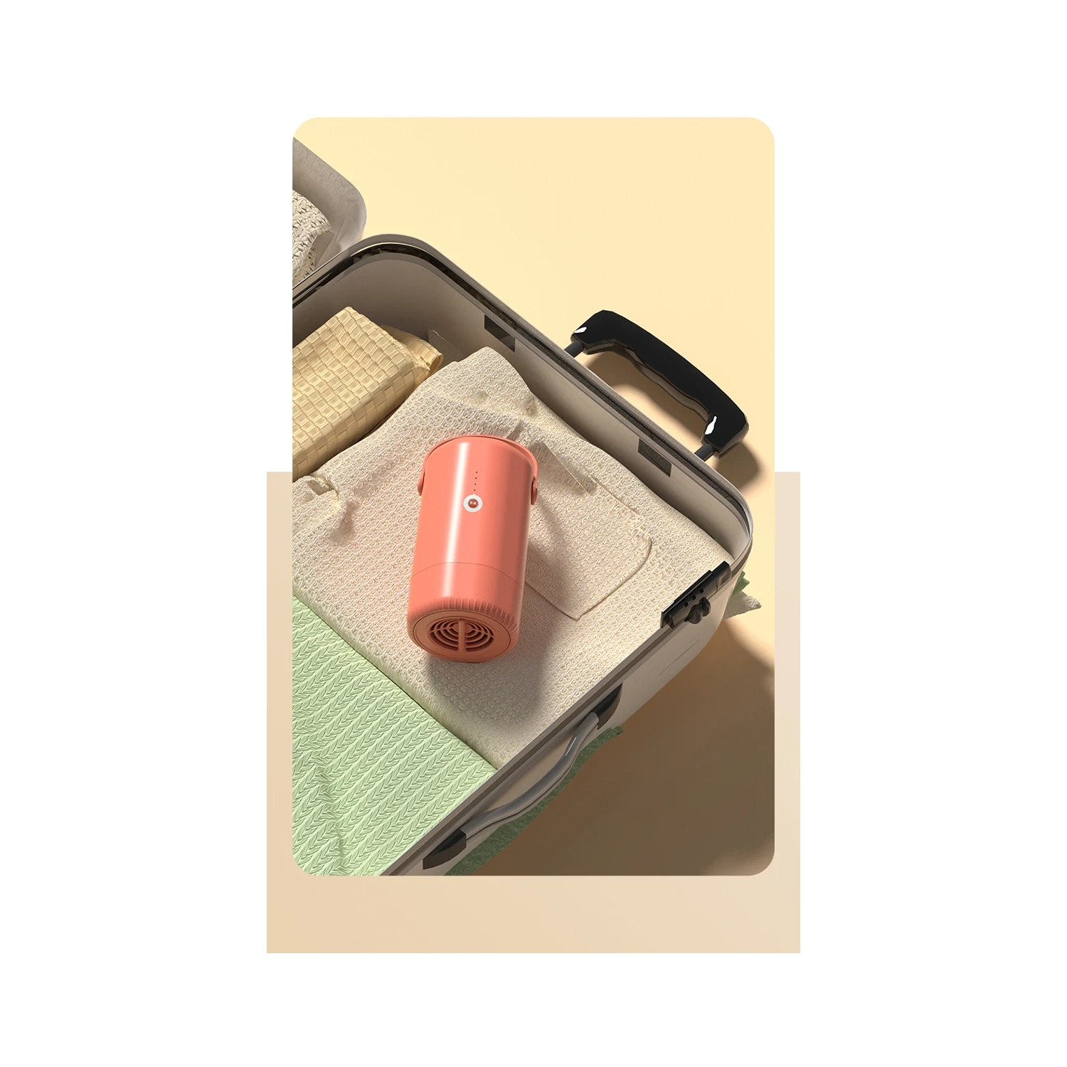 Small Home Dryer with Dust Mite Removal and Sterilization for Travel, Dorms, and Home Use - Includes Shoe Tube for Convenient Drying - American