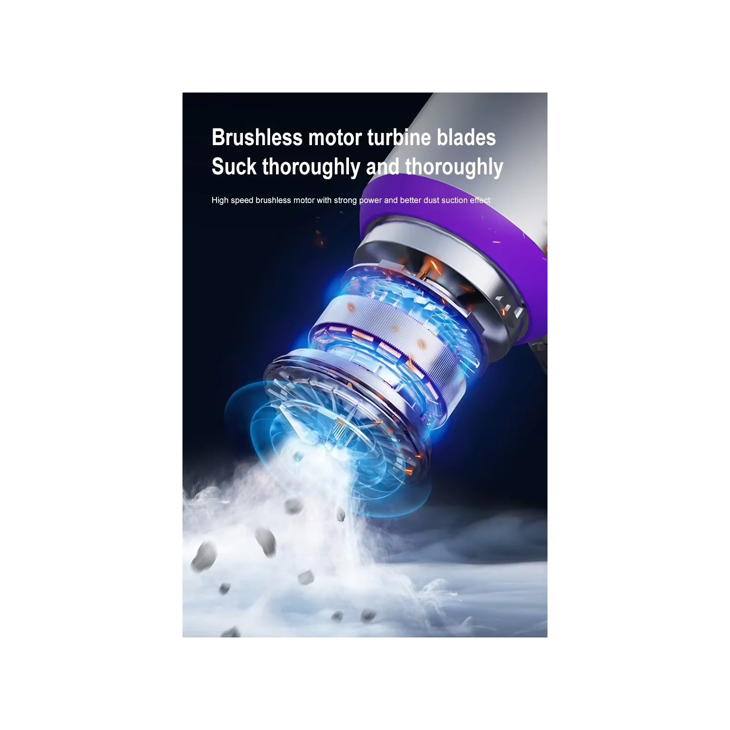 Petit aspirateur portatif pour voiture avec puissance d'aspiration élevée pour la maison - Souffleur d'aspirateur portatif double usage gonflable