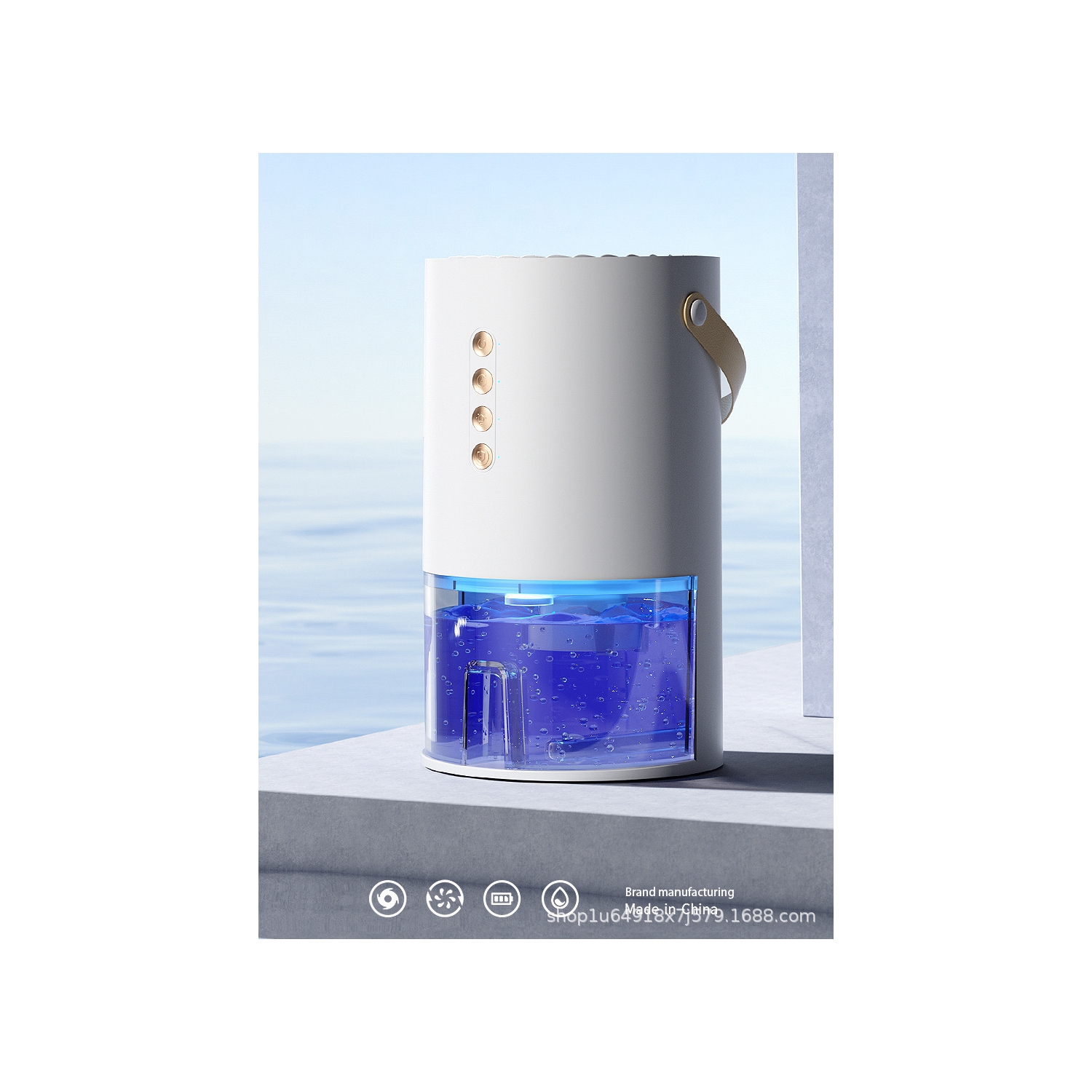 New dehumidifier household high-power small dehumidifier bedroom living room mini dehumidifier plum rain returns to the south day - American Standard