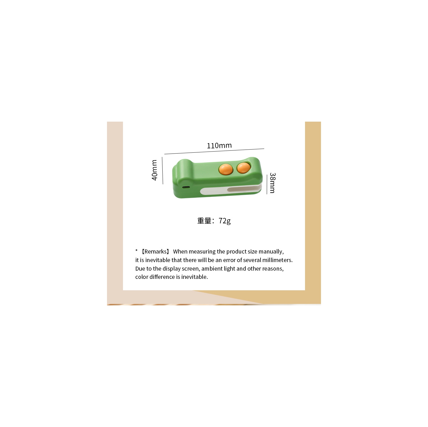 Hot selling mini sealing machine household hand pressure sealer magnetic suction portable small snack moisture-proof sealing machine - green