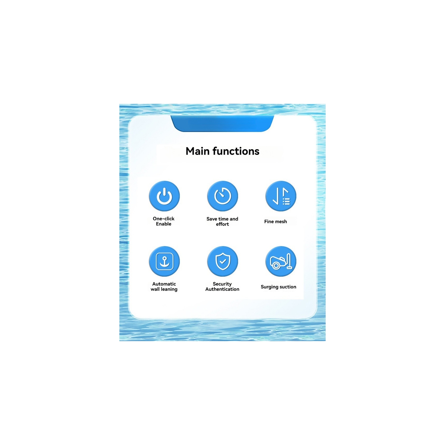 Wireless pool robot, fine filter, automatic wall, 120 minutes powerful floor cleaning, pool cleaner for pool cleaning, swimming pool