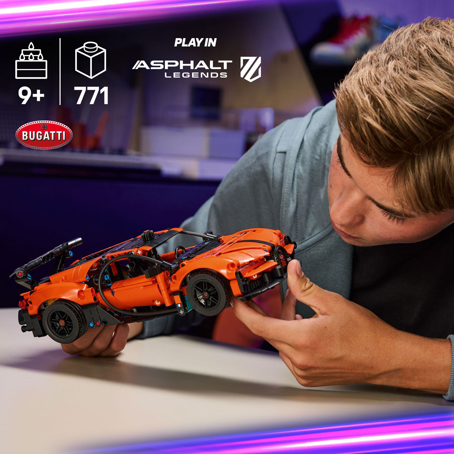 LEGO Technic : L'hypervoiture de Bugatti Chiron Pur Sport, 771 pièces