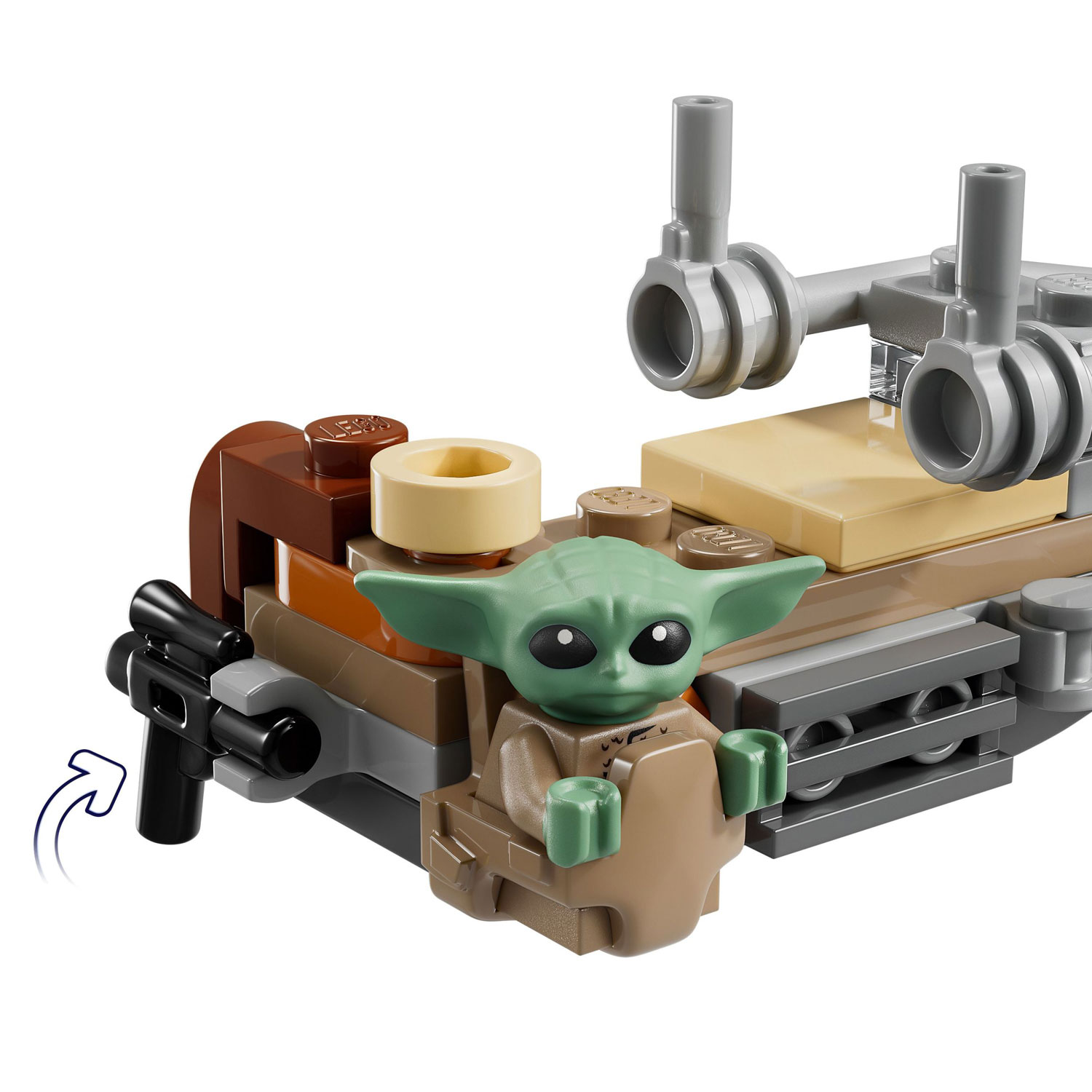 LEGO Star Wars: The Mandalorian & Grogu's Speeder Bike - 58 Pieces
