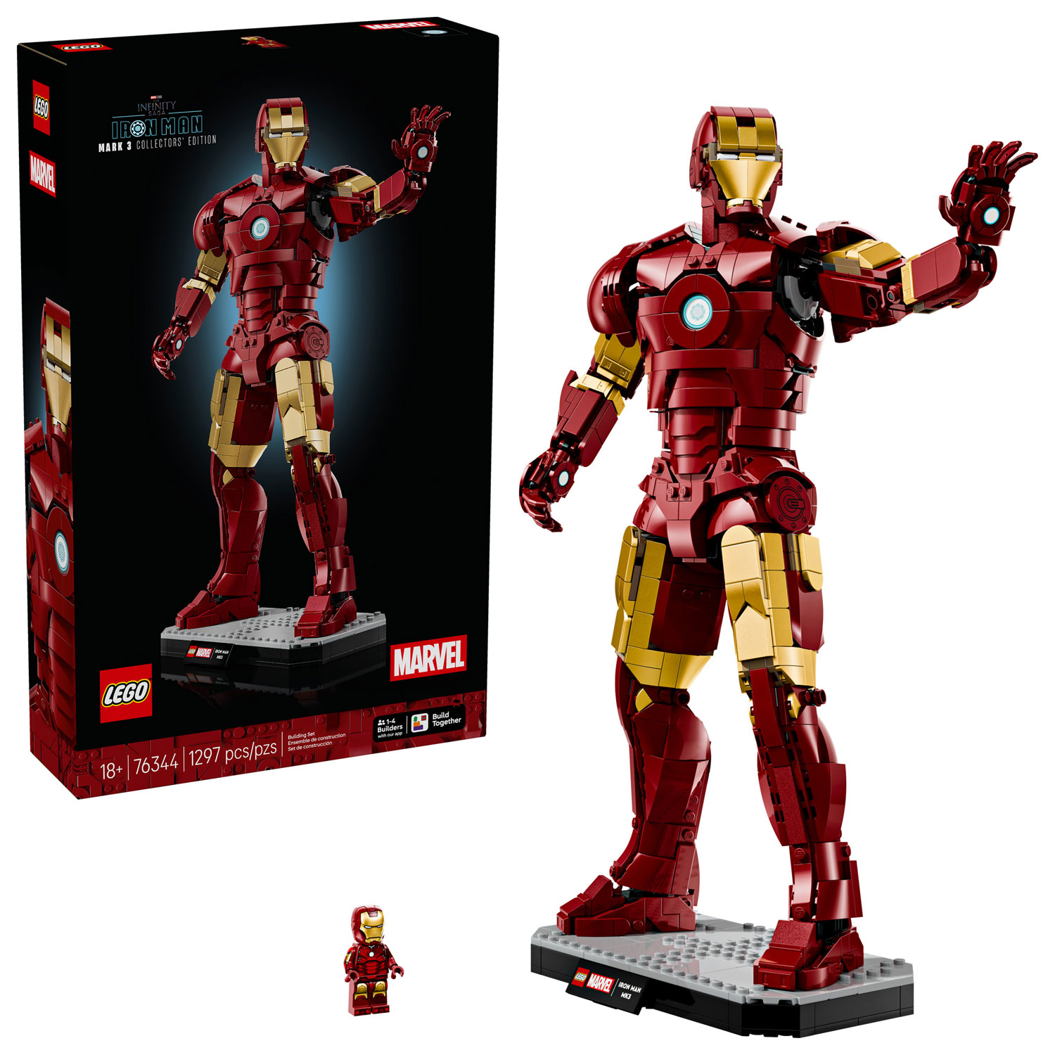 LEGO Marvel: Iron Man Mark 3 Collectors' Edition - 1297 Pieces