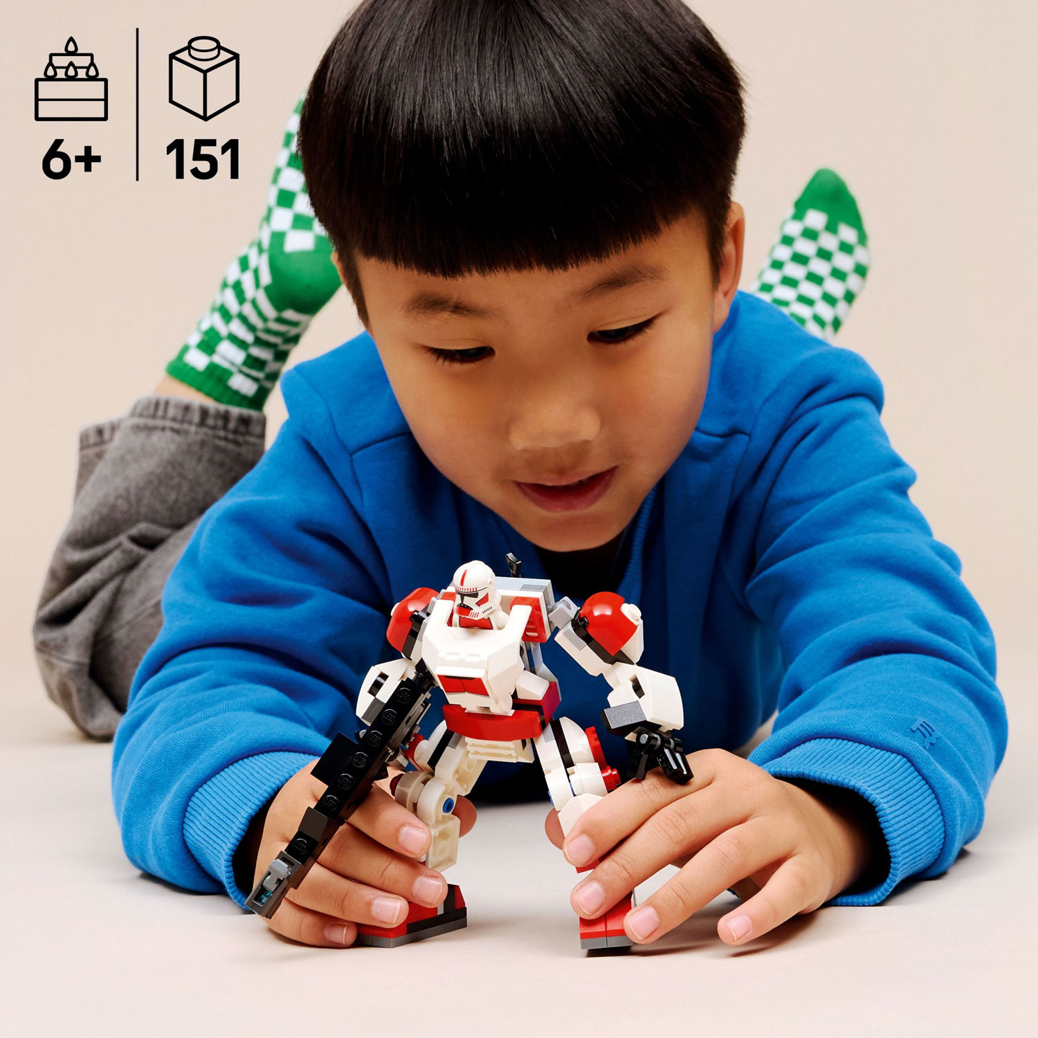 LEGO Star Wars : Le robot Clone Shock Trooper, 151 pièces