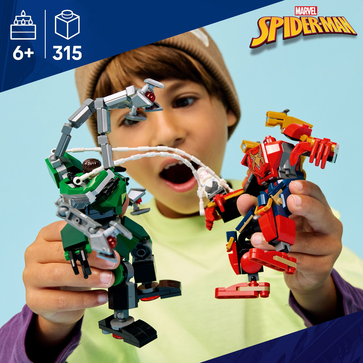 LEGO Super Heroes Marvel: Mech Battle: Spider-Man vs. Doc Ock - 315 Pieces
