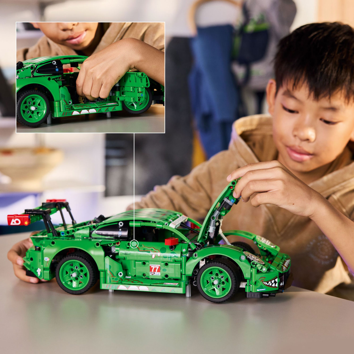 LEGO Technic: Porsche 911 GT3 R REXY AO Racing Car - 1313 Pieces
