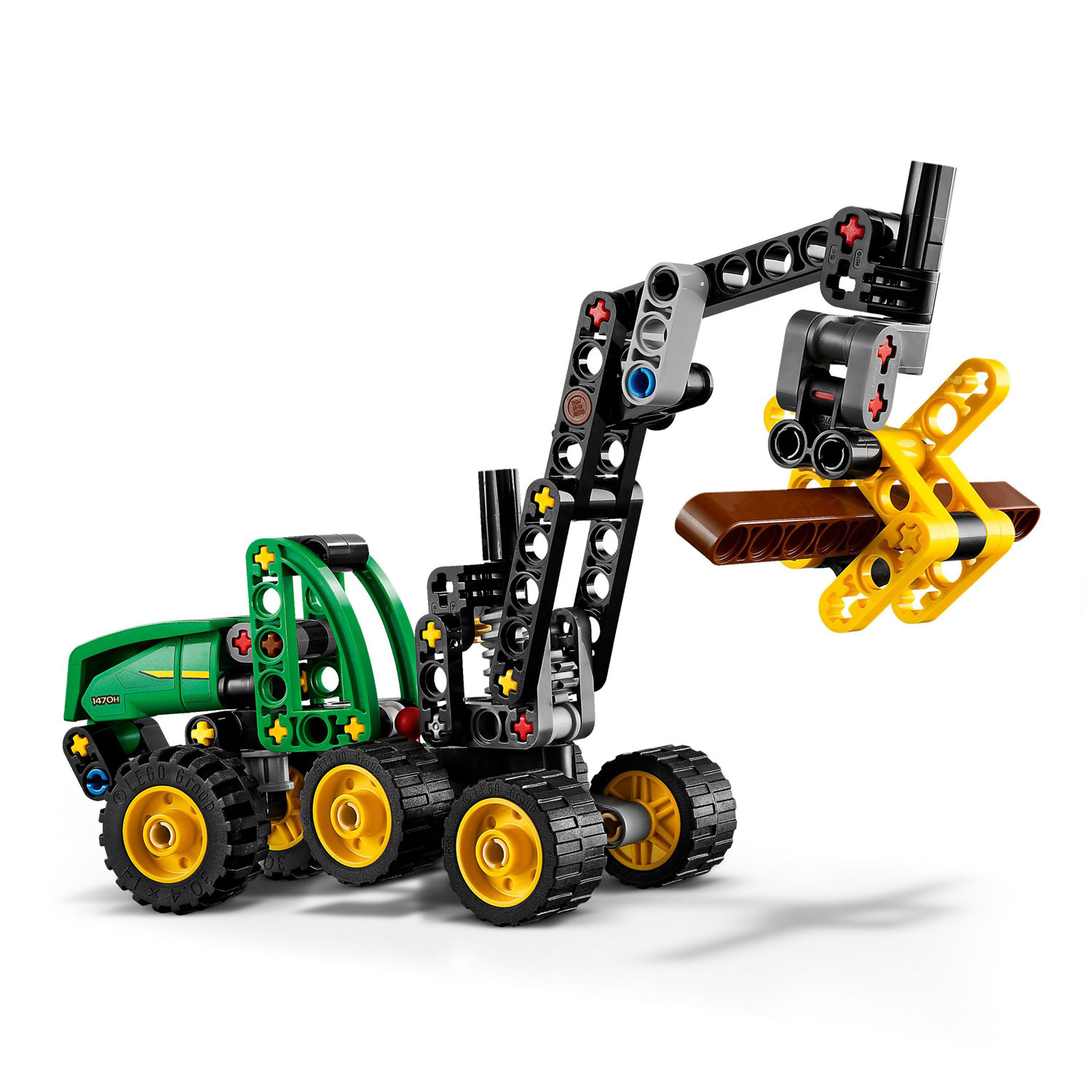 LEGO Technic : L'abatteuse-façonneuse à roues John Deere 1470H, 117 pièces