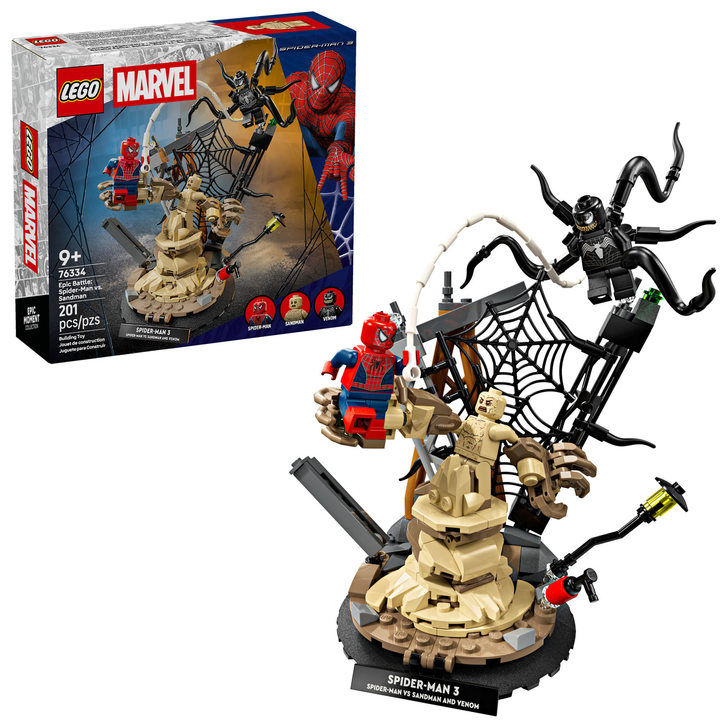 LEGO Marvel: Epic Battle: Spider-Man vs. Sandman - 201 Pieces