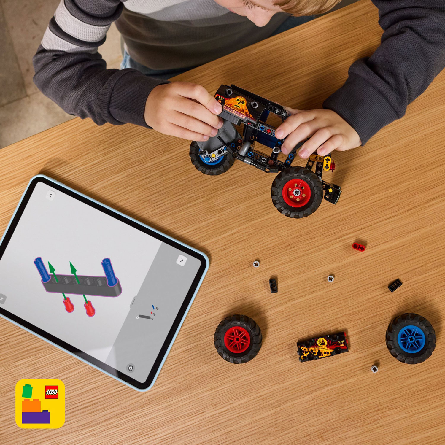 LEGO Technic: Monster Jam Grave Digger Fire and Ice - 263 Pieces