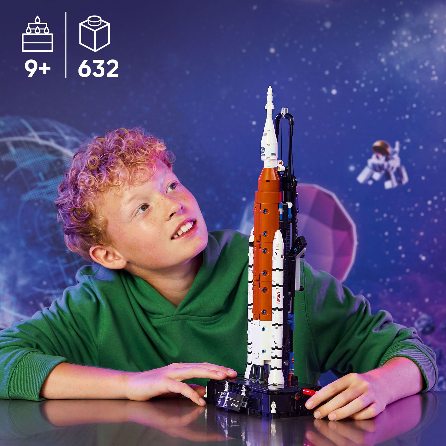 LEGO Technic: NASA Artemis Space Launch System Rocket - 632 Pieces