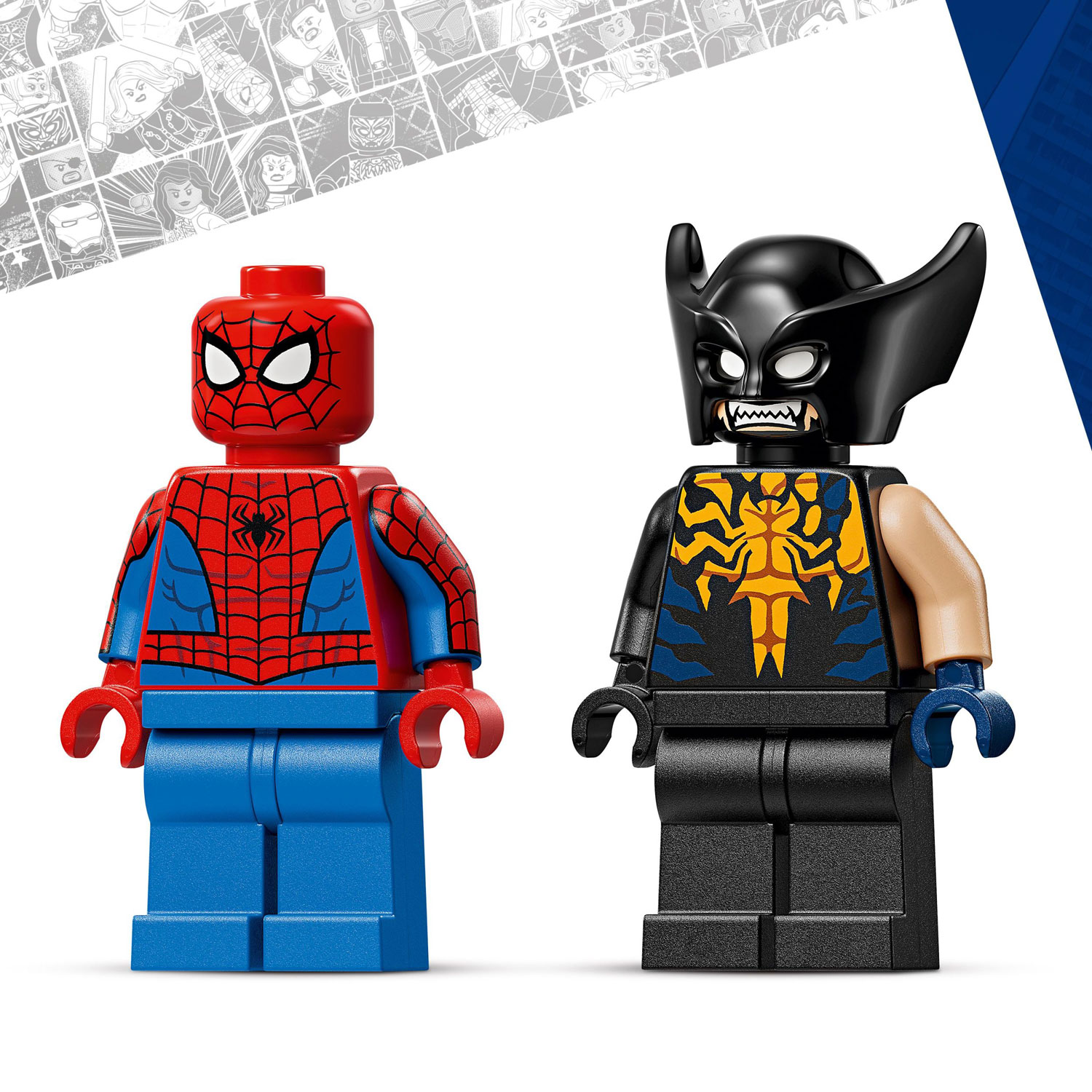 LEGO Marvel : La voiture de Spider-Man contre Wolverine venomisé - 134 pièces