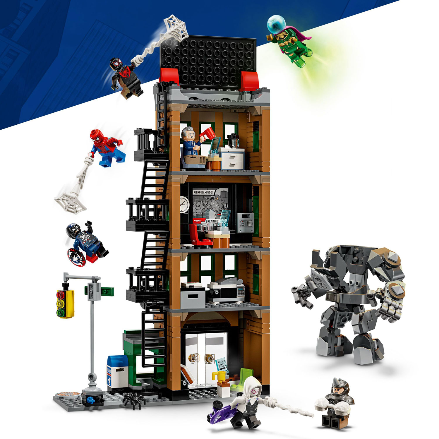 LEGO Marvel : Spider-Man contre Mysterio : le Daily Bugle - 781 pièces