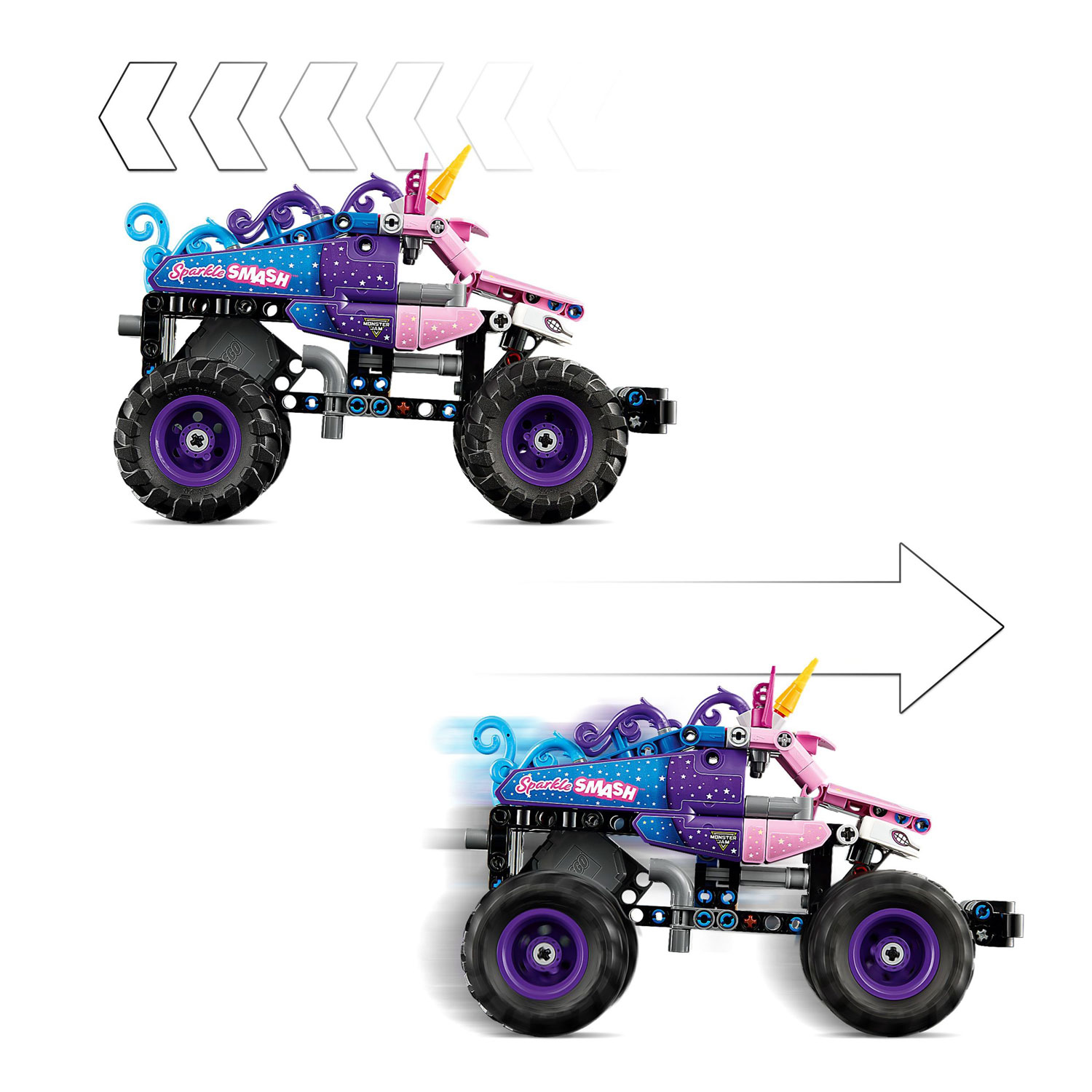 LEGO Technic: Monster Jam Sparkle Smash - 243 Pieces