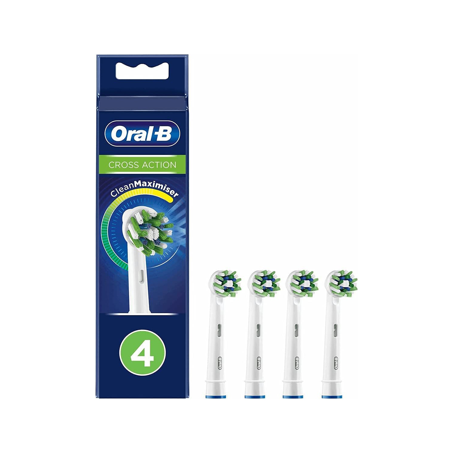 Têtes de rechange pour brosse à dents électrique CrossAction d'Oral-B.