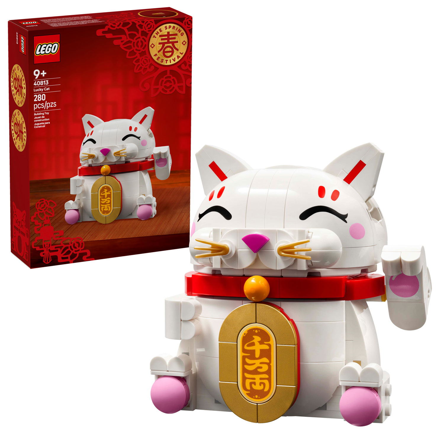 LEGO Iconic: Lucky Cat - 280 Pieces