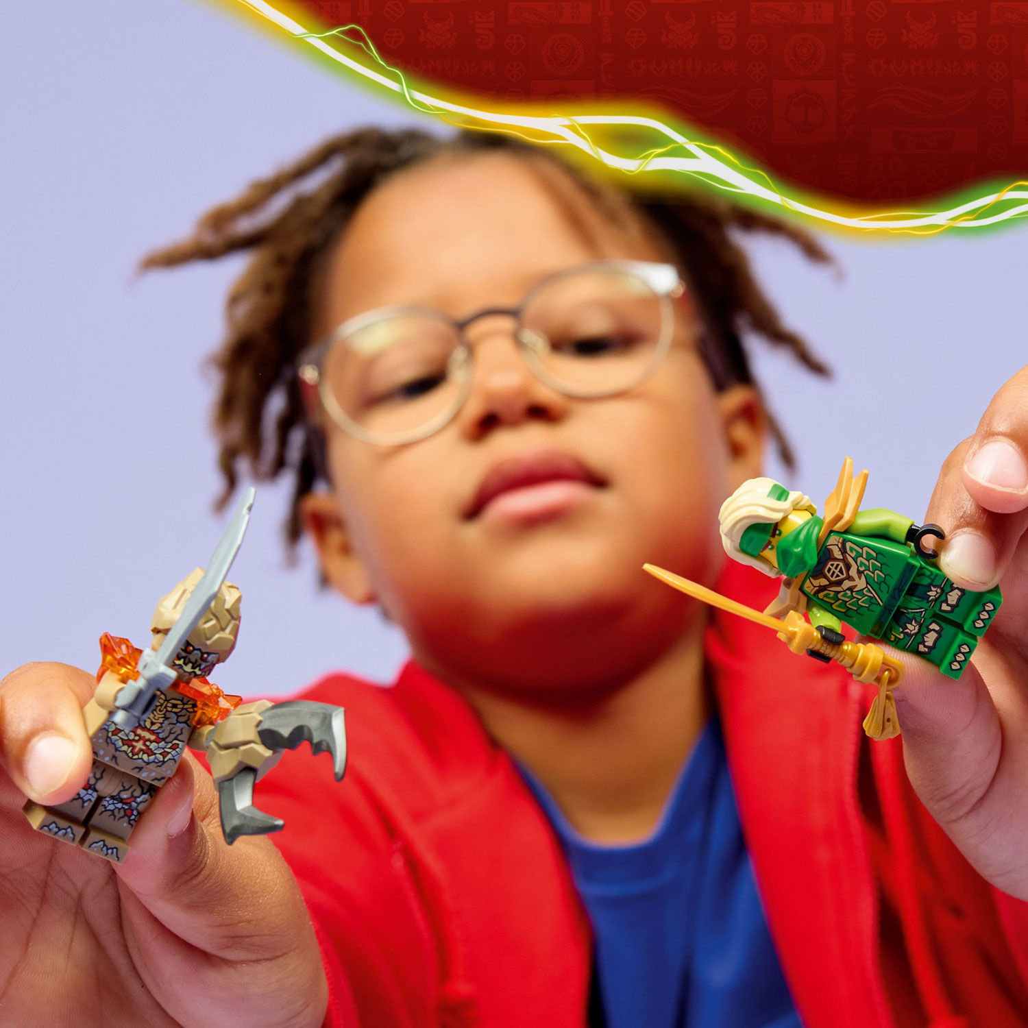 LEGO Ninjago : Lloyd contre la toupie du Monstre de la terre - 52 pièces