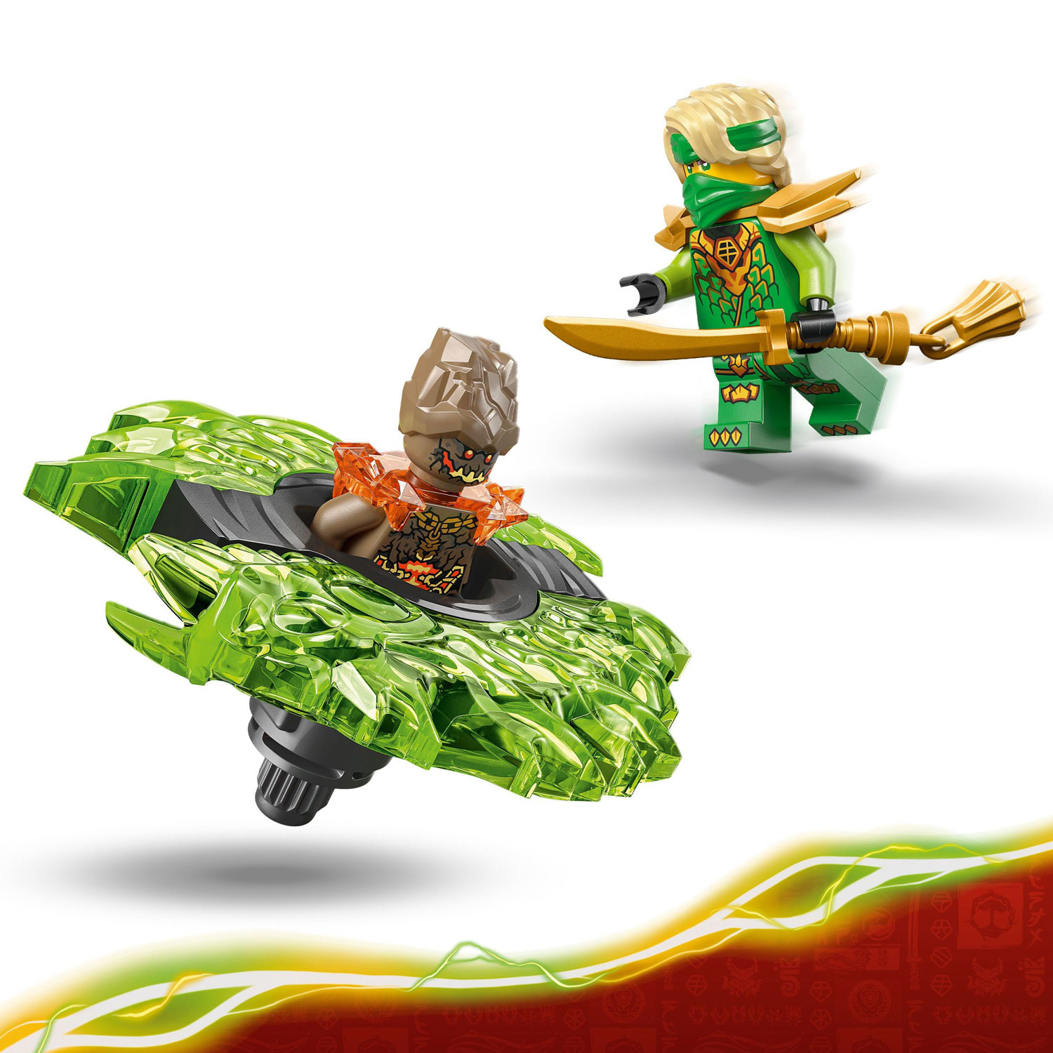 LEGO Ninjago : Lloyd contre la toupie du Monstre de la terre - 52 pièces