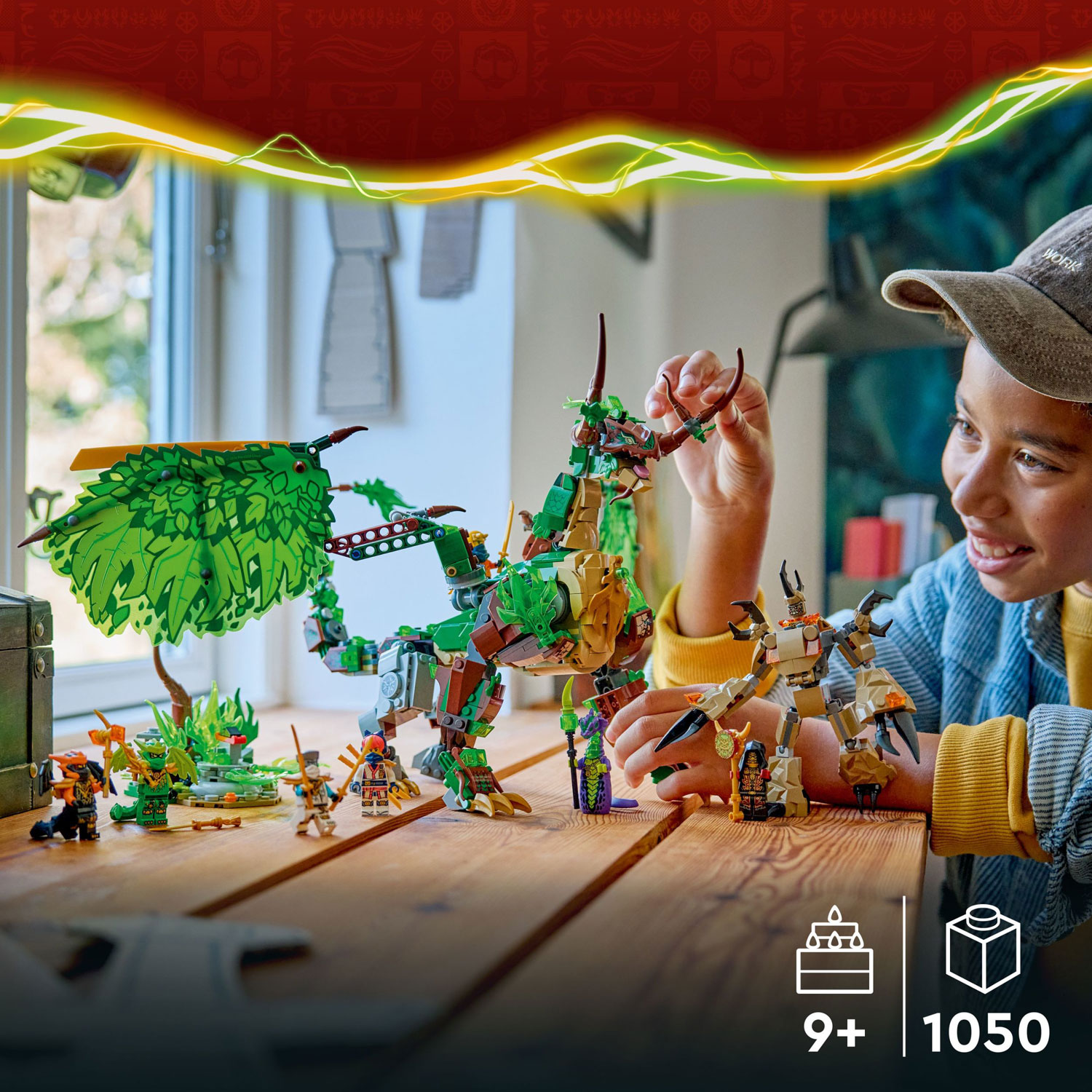 LEGO Ninjago : Le dragon de la vie - 1050 pièces