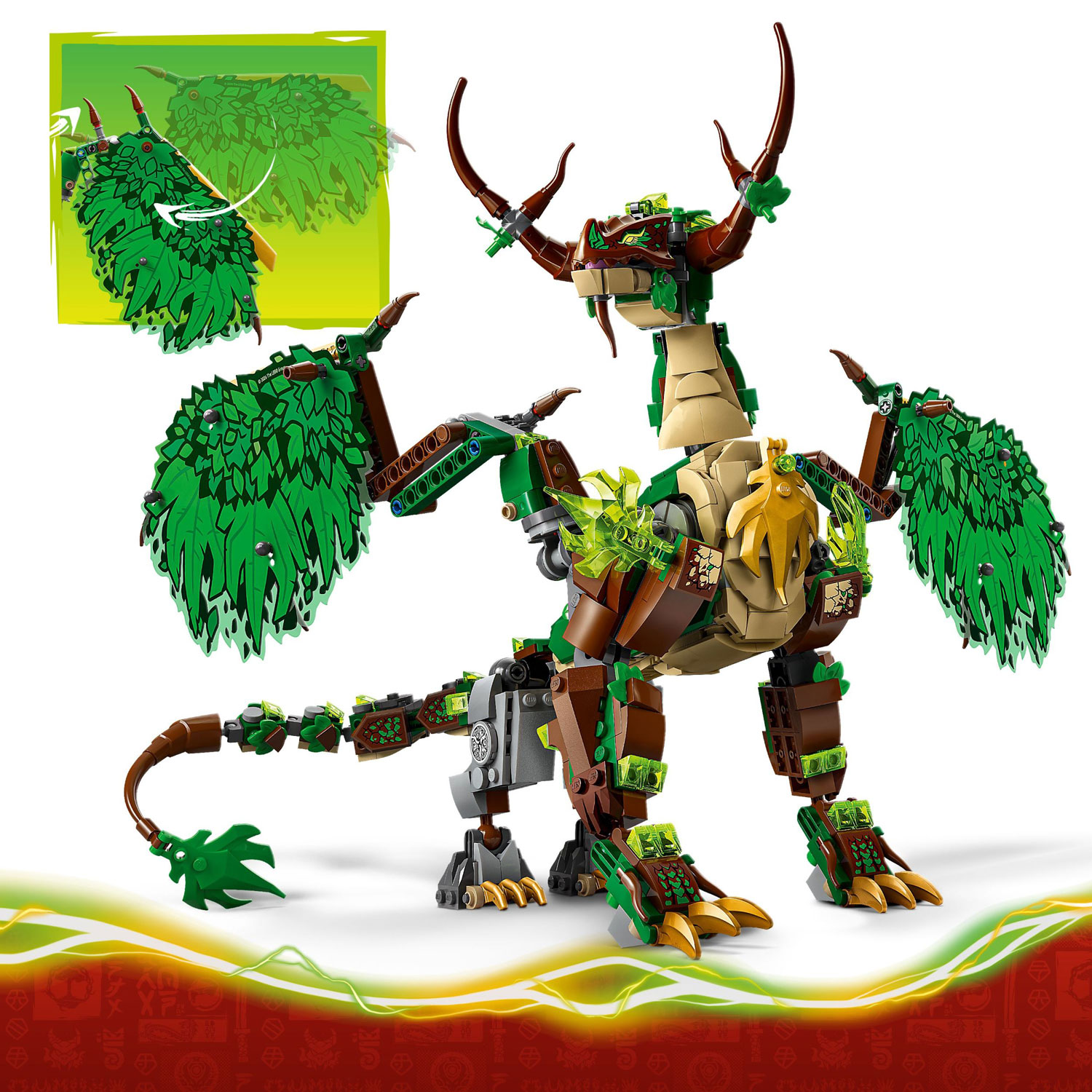 LEGO Ninjago : Le dragon de la vie - 1050 pièces