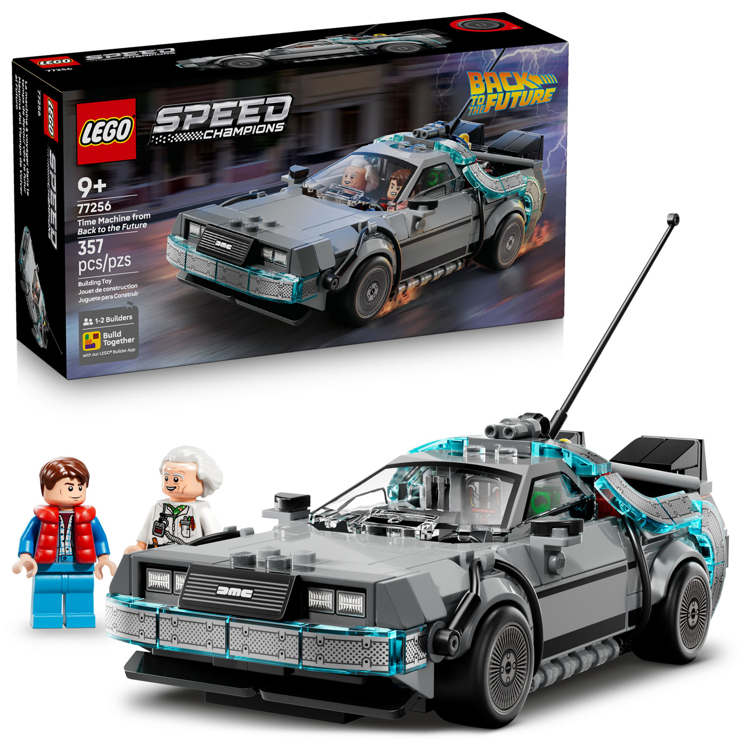 LEGO Speed Champions: Time Machine from Back to the Future - 357 Pieces