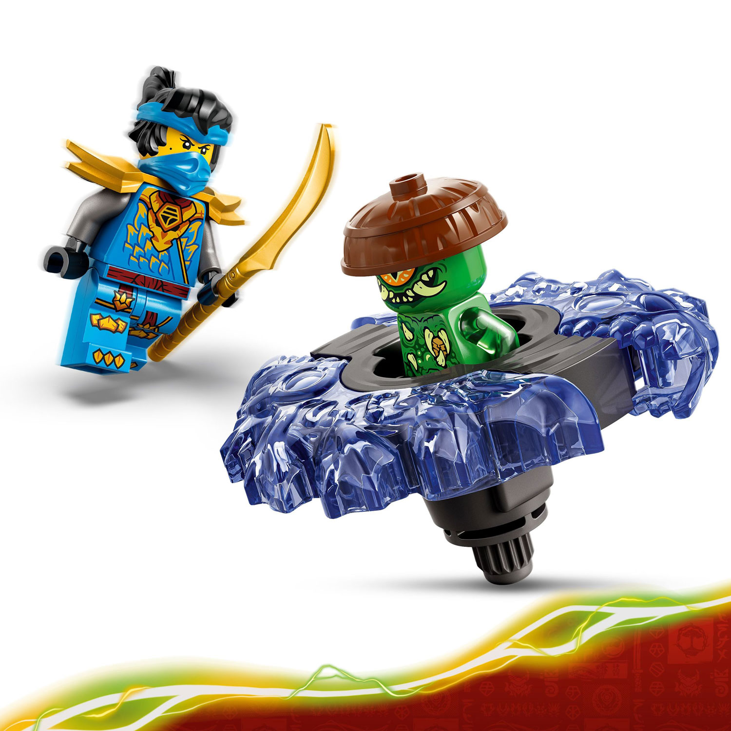 LEGO Ninjago: Nya vs. Mutation Monster Spinner - 49 Pieces