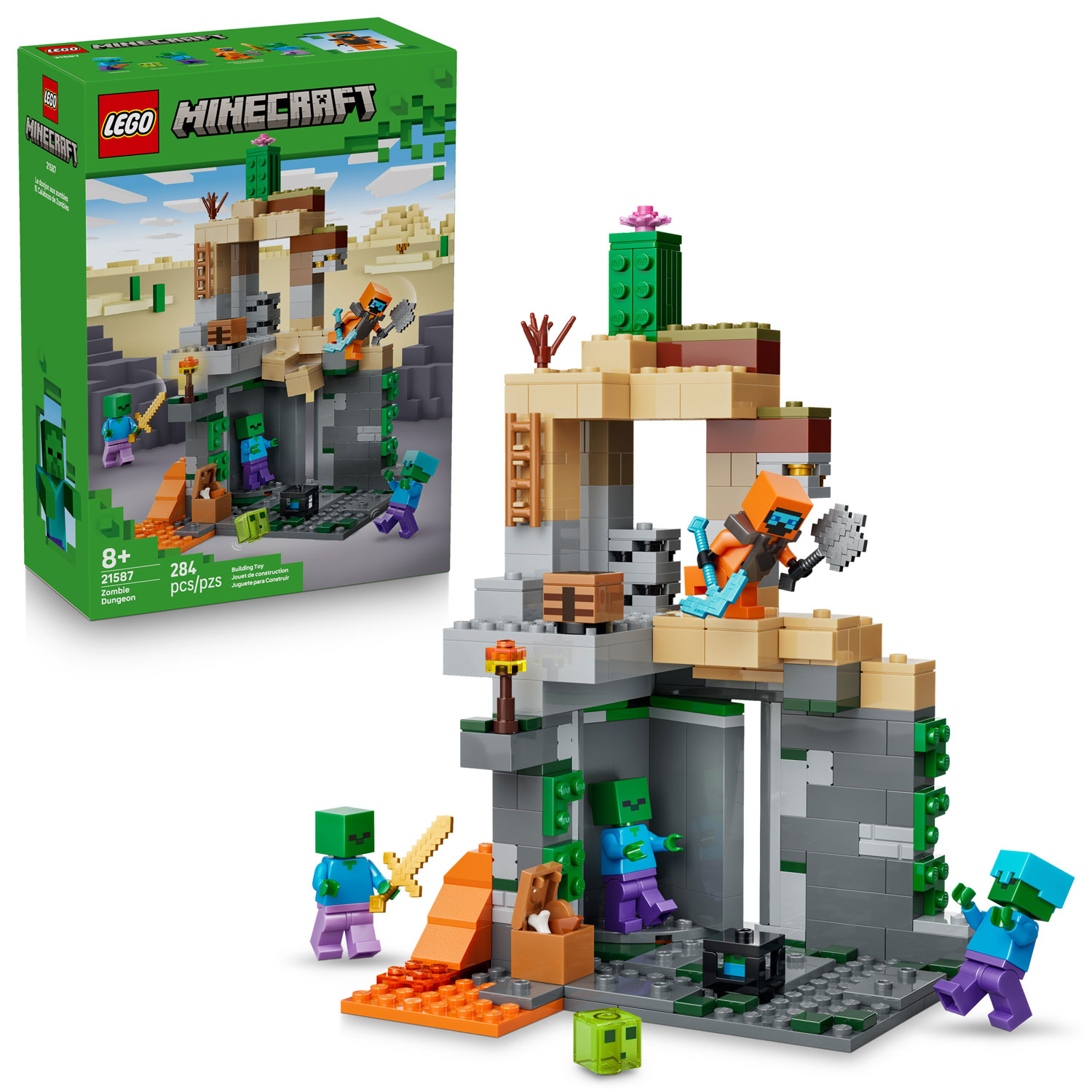 LEGO Minecraft: Zombie Dungeon - 284 Pieces