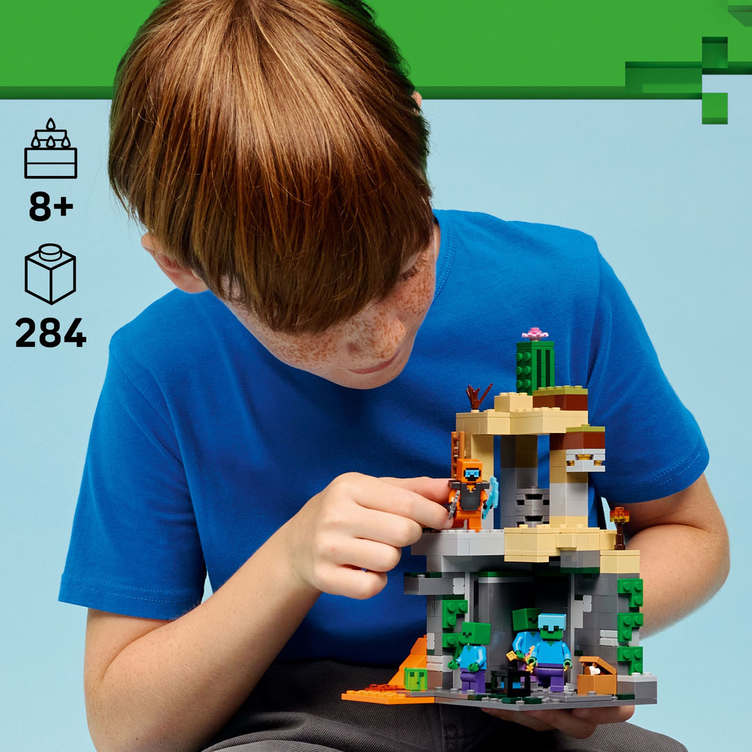 LEGO Minecraft: Zombie Dungeon - 284 Pieces
