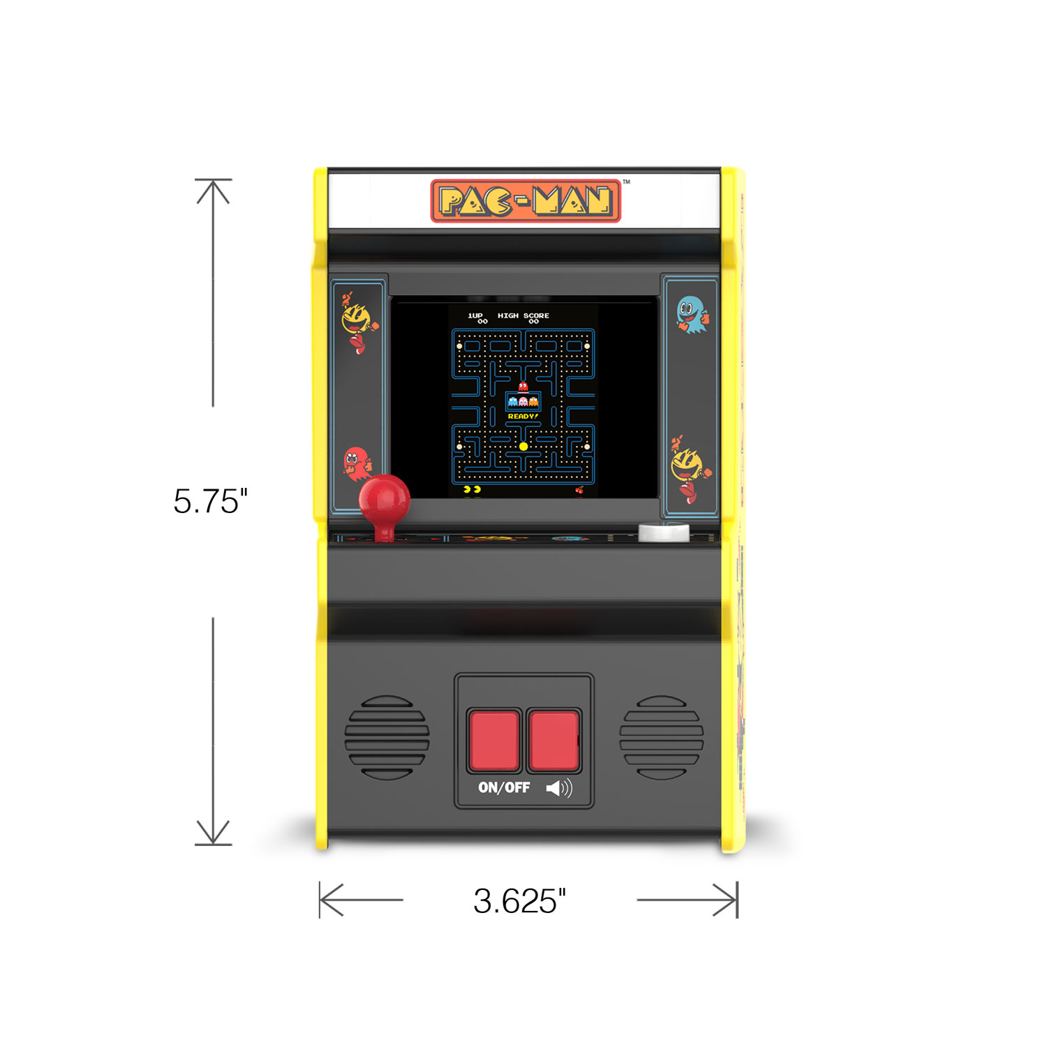 Borne d'arcade portable Pac-Man Mini Classics de Basic Fun