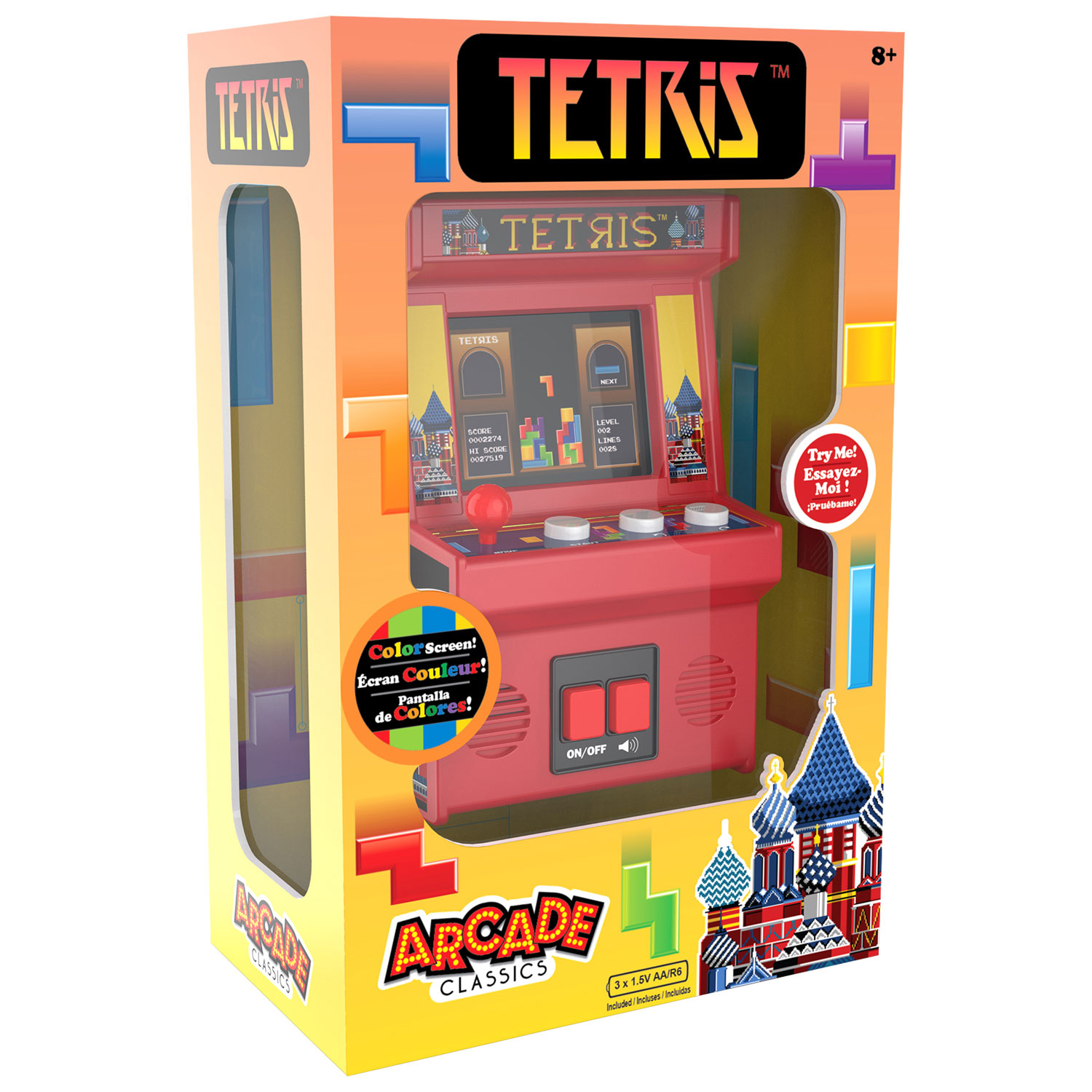 Borne d'arcade portable Tetris Mini Classics de Basic Fun
