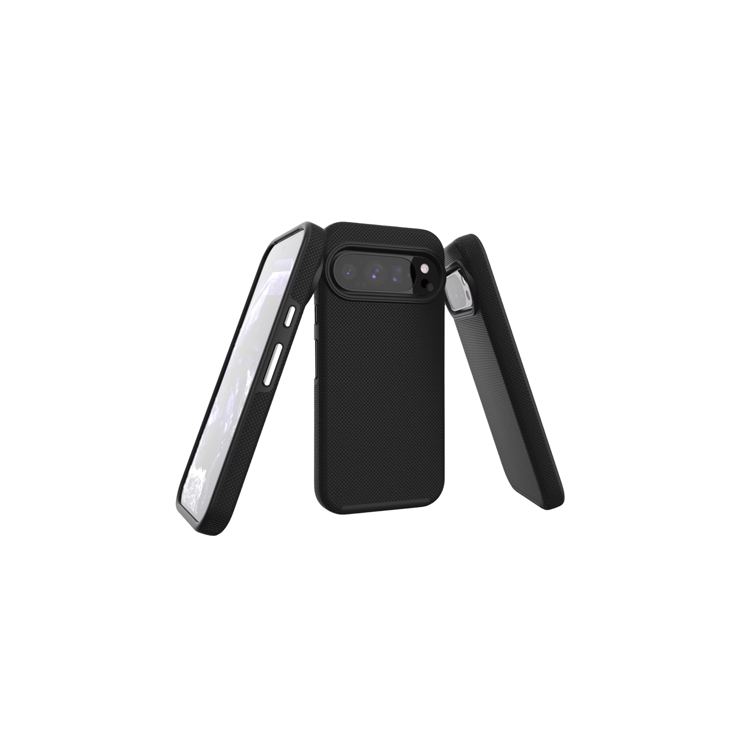 [CS] Slim Fitted Hybrid Hard PC Shell Shockproof Case Cover for Google Pixel 10 / Pixel 10 Pro, Black