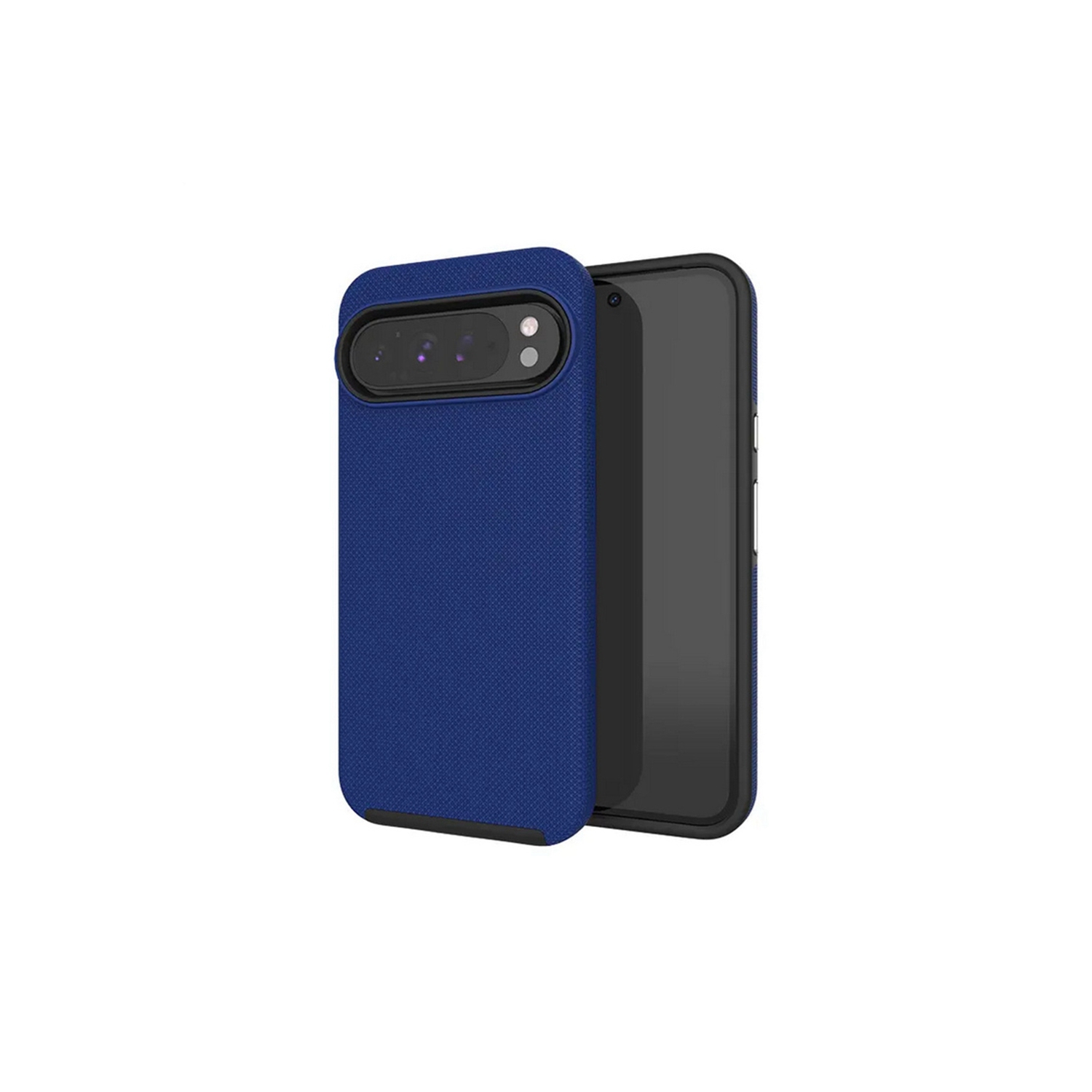 [CS] Slim Fitted Hybrid Hard PC Shell Shockproof Case Cover for Google Pixel 10 Pro XL, Navy