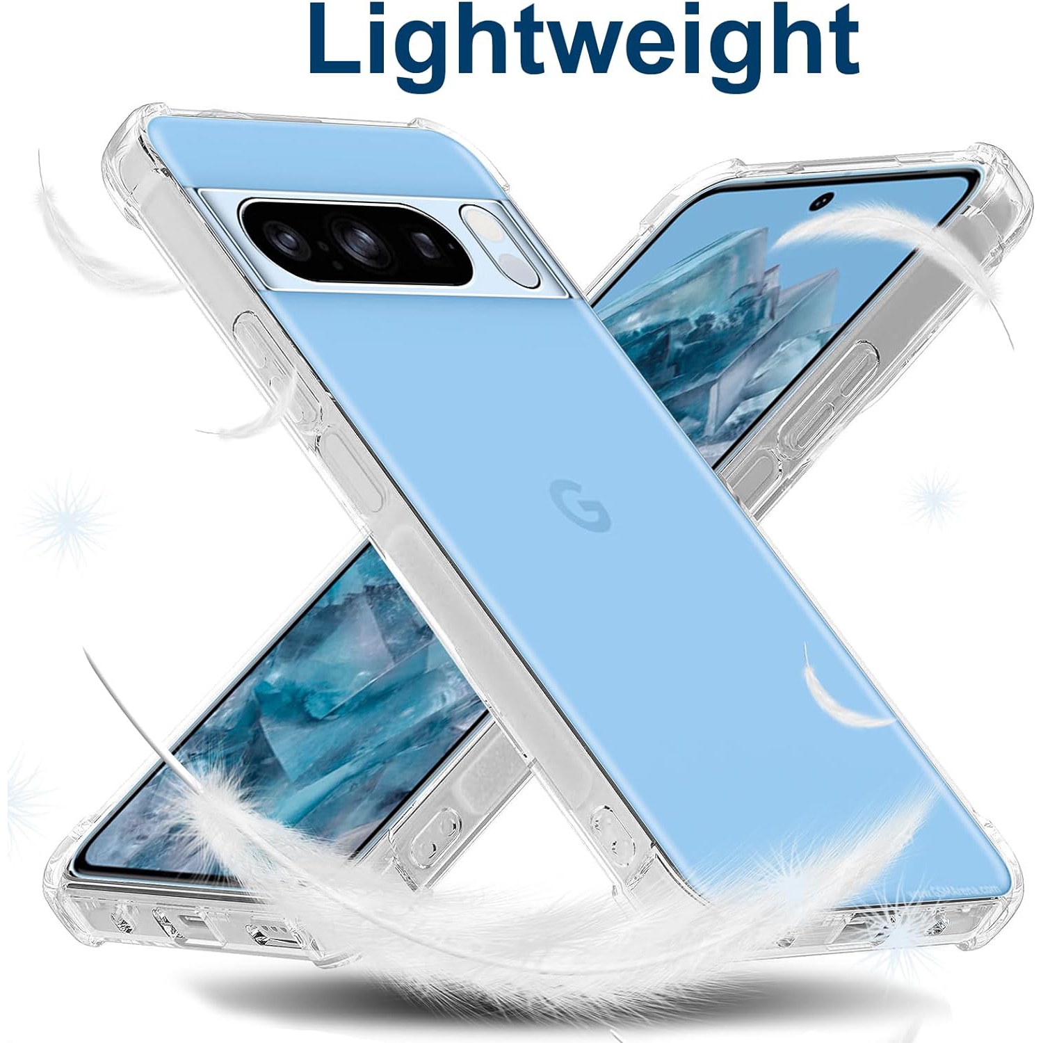 [CS] Thin TPU Bumper Soft Case Back Cover for Google Pixel 10 Pro, Clear