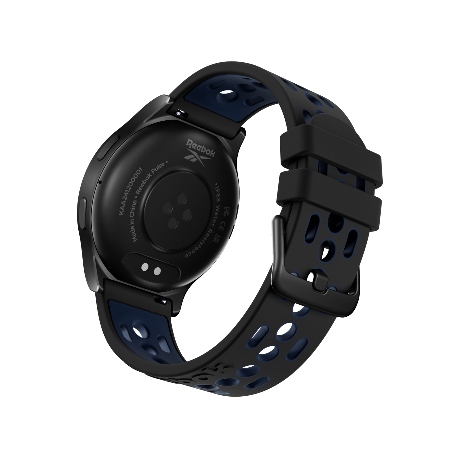 Montre intelligente Pulse de Reebok - Autonomie de 10 jours, moniteur d'activité GPS - Acier minuit