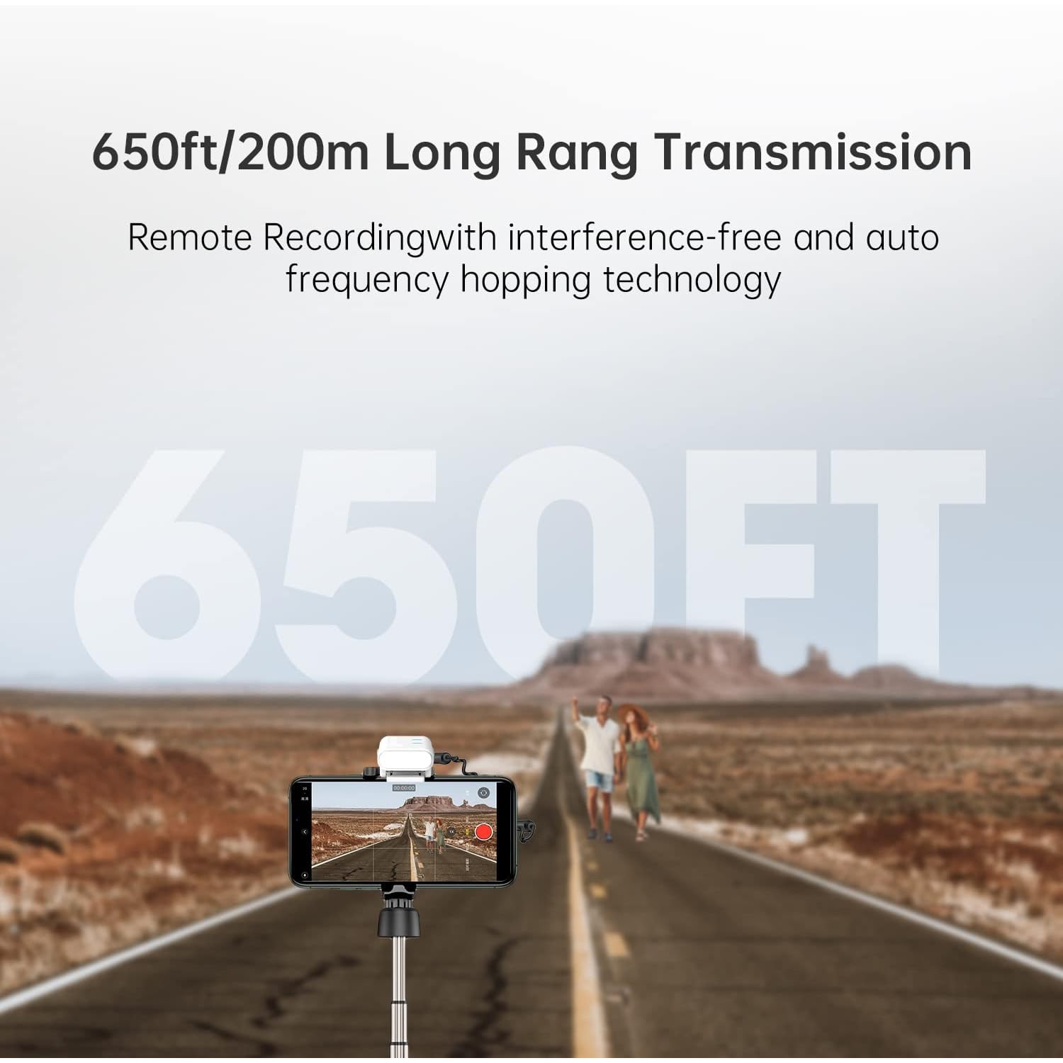 Hollyland Lark M1 Wireless Lavalier Microphone Active Noise Cancellation, 200m Range, 8H Battery Life, Portable Ultramini, Wireless Microphone , USB