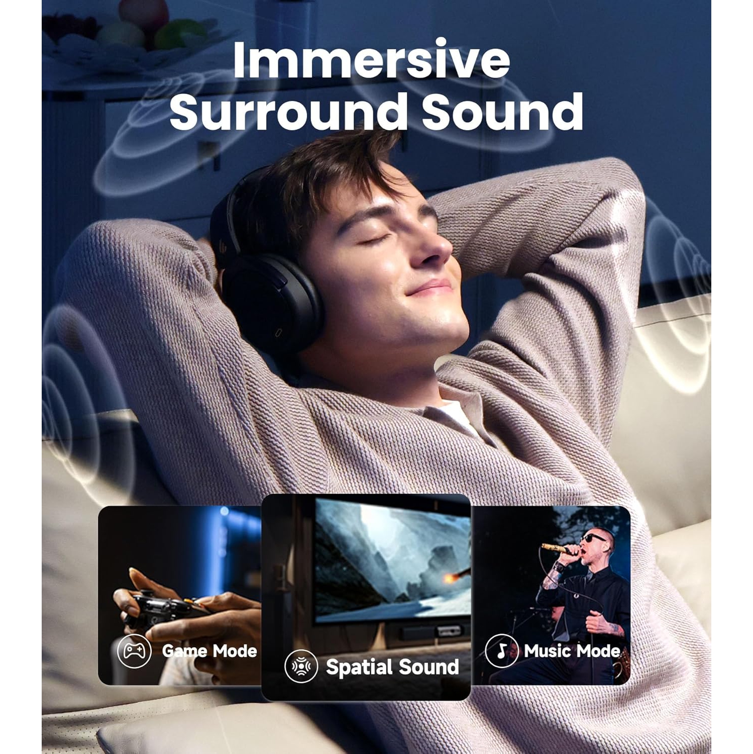 Edifier WH950NB Gen 2 Wireless Hybrid Active Noise Cancelling Headphones