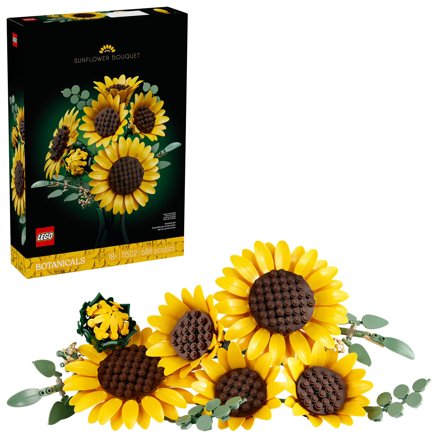 LEGO Botanicals: Sunflower Bouquet - 686 Pieces