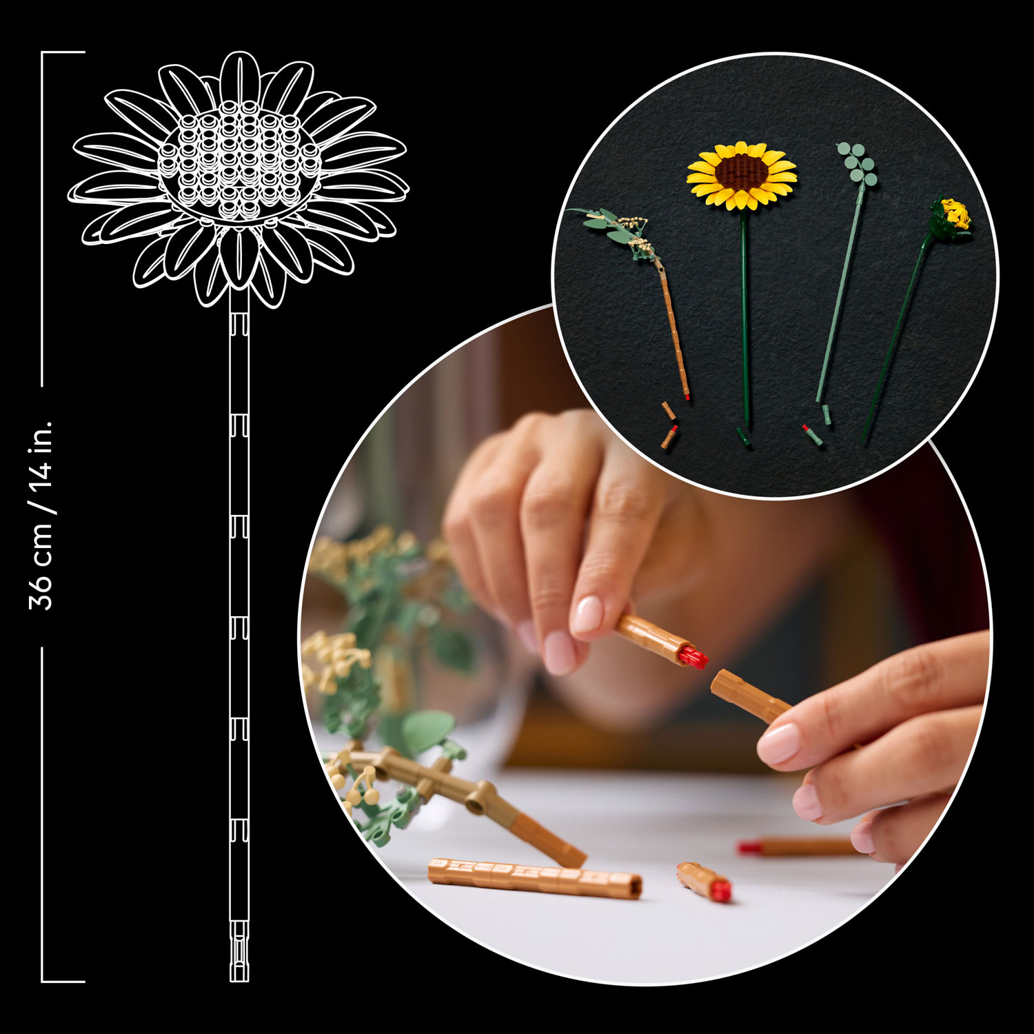 LEGO Botanicals: Sunflower Bouquet - 686 Pieces